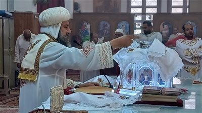 أسقف السويس يلتقى بخدام كنيسة الشهيد مارجرجس بمدينة الصباح