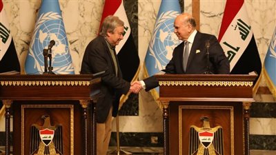 أنطونيو غوتيريش يجدد تأكيد الأمم المتحدة على دعم العراق
