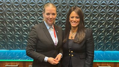  وزيرة التعاون الدولي تلتقي وزير الدولة ونائبة الوزير للتعاون الدولي بمملكة السويد 