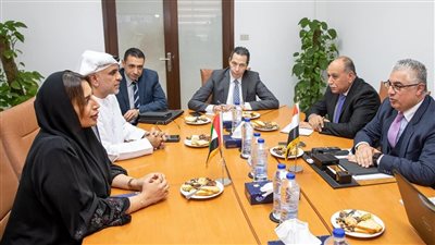 رئيس اقتصادية قناة السويس يلتقي رئيس القطاع الدولي لموانئ أبو ظبي 