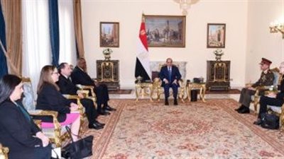 الرئيس السيسى يستقبل وزير الدفاع الأمريكى