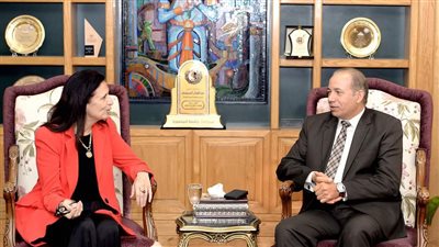  جامعة المنصورة تستقبل وفد هيئة فولبرايت مصر