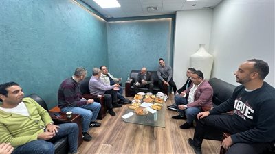 خالد ميرى يواصل جولاته الانتخابية بزيارة قناة المحور.. صور