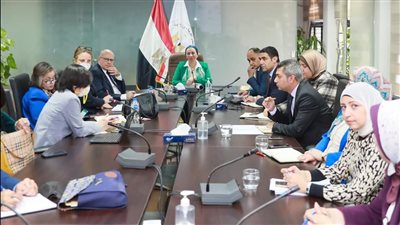 وزيرة البيئة تعقد اجتماع مع بعثة البنك الدولي تستعرض مستجدات مشروع إدارة تلوث الهواء وتغير المناخ