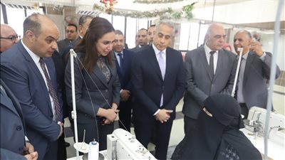 وزير القوى العاملة ونائب محافظ البحيرة يتفقدان مركز تدريب مهنى حوش عيسى