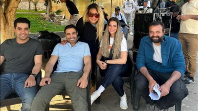 ريم مصطفى تودع تصوير مسلسل 