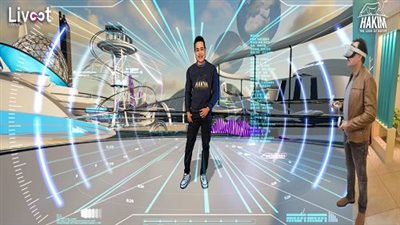 حكيم اول فنان عربي يعيش تجربه متكامله داخل عالم الميتافيرس 