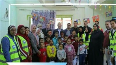 وفد مستقبل وطن بالسويس في زيارة دار الرحمة بمناسبة يوم اليتيم