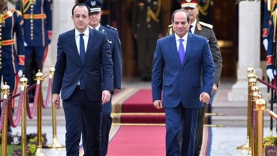 في زيارته الأولى لمصر.. تفاصيل لقاء الرئيس السيسي بنظيره القبرصي في قصر الإتحادية