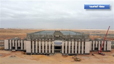 وزير النقل يتفقد الخط الأول للقطار الكهربائي السريع السخنة العلمين/ مطروح 