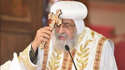 البابا تواضروس يترأس صلوات البصخة المقدسة بالكنيسة المرقسية في الإسكندرية