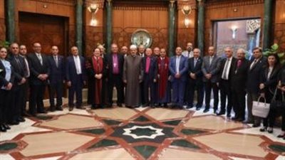 شيخ الأزهر يستقبل وفد الكنيسة الإنجيلية للتهنئة بعيد الفطر المبارك