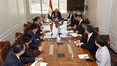 وزير الإسكان يلتقى نائب رئيس شركة 