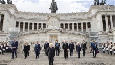 رئيس إيطاليا ورئيسة الوزراء يترأسان حفلا فى روما بمناسبة 