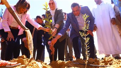 وزيرة التضامن الاجتماعي تفتتح مشروع محطة تحلية  قبر عمير بمركز الشيخ زويد