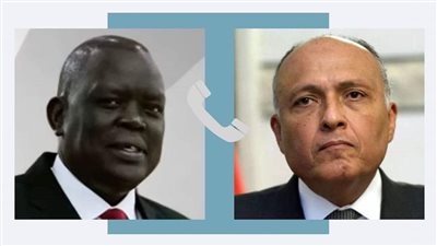 وزير الخارجية يتلقى اتصالاً هاتفياً من القائم بأعمال وزير خارجية جنوب السودان