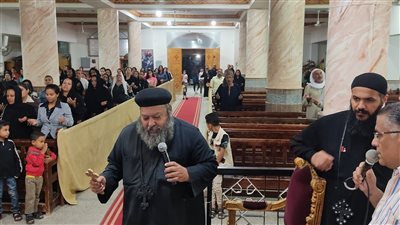 كنيسة مارجرجس بالسويس تقيم نهضة عيد إستشهاد أمير الشهداء