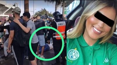 بالتفصيل.. لحظة وفاة المشجعة المغربية أثناء مباراة الأهلي والرجاء