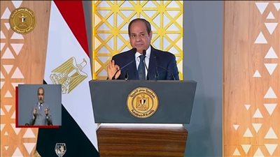نص كلمة الرئيس السيسى فى الاحتفال بعيد العمال