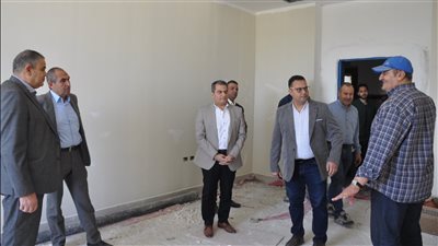 رئيس جامعة كفر الشيخ يتفقد أعمال إنشاءات مبنى العيادات الخارجية والتعليم الطبي