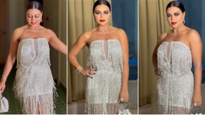 رانيا يوسف تتألق بفستان جريء فى مهرجان ياسمين الحمامات في تونس 