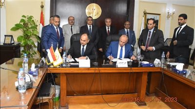 توقيع بروتوكول تعاون بين وزارة التموين ووزارة الإنتاج الحربي لإنشاء لأول مرة مركز معلومات التجارة الداخلية 