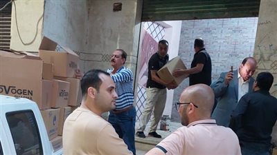 ضبط 10650 عبوة مكملات غذائية مهربة من الجمارك بطنطا بالغربية 