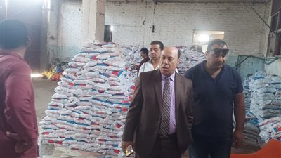 ضبط ٧٧ طن ملح طعام مجهول المصدر بالغربية 