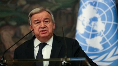 أنطونيو غوتيريش يشيد بدور مصر في وقف إطلاق النار بغزة