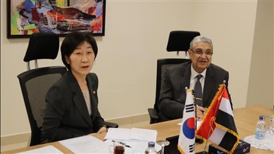 وزير الكهرباء يستقبل وزيرة البيئة الكورية  والوفد المرافق لها