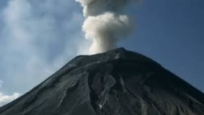 ثوران بركان جبل 