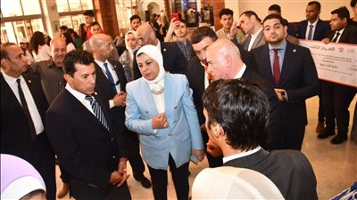 وزير الشباب يشهد حفل الاعلان عن المشروعات الفائزة بمسابقة برنامج بادر-Bader لتنمية القدرات المالية