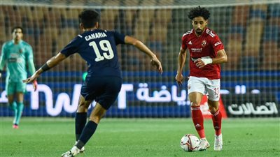 التعادل السلبي ينهي الشوط الأول بين الأهلي وسيراميكا في الدوري