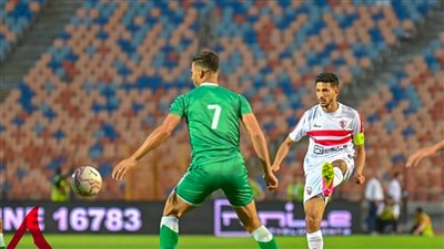 الزمالك يتقدم على الاتحاد في الشوط الأول بهدف الجزيرى في الدوري