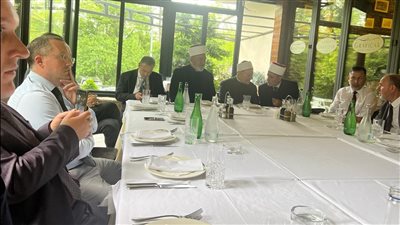 مفتي بلجراد يقيم مأدبة غداء رسمية تكريمًا لمفتي الجمهورية 