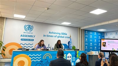 تعاون مثمر بين برنامج الأمم المتحدة للمستوطنات البشرية والأميرة لمياء بنت ماجد