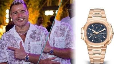 تتعدى 10 مليون جنيه.. عمرو دياب يرتدي ساعة بسعر خرافي