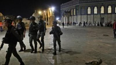 مواجهات بين الفلسطينيين وقوات الاحتلال الإسرائيلى شمال غرب الضفة الغربية المحتلة