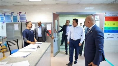 وزير الصحة يجري زيارة مفاجئة لمستشفى وادي النطرون التخصصي  بمحافظة البحيرة