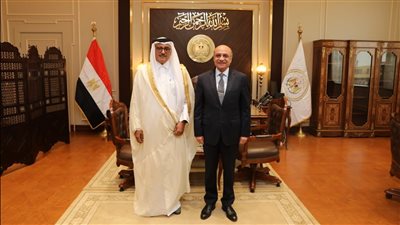 وزير العدل يستقبل نظيره القطري بمقر وزارة العدل بالعاصمة الإدارية الجديدة