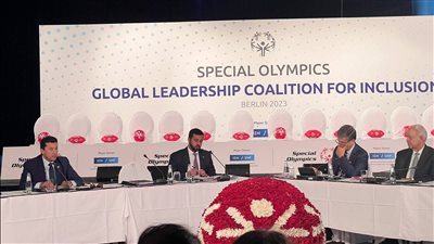 وزير الشباب والرياضة يشهد اجتماع المؤسسيين للألعاب العالمية للأولمبياد الخاص