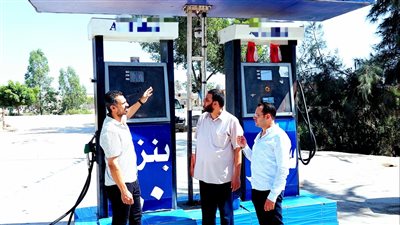 ضبط محطة تموين سيارات بدون ترخيص بالبحيرة