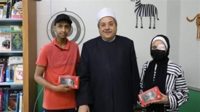 شيخ الأزهر يرسل رسالة تقدير لمحاربا السرطان فاطمة وأنس طالبا الثانوية الأزهرية بـ57357