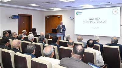 الدكتور سويلم يستعرض الخطة البحثية للمركز القومى لبحوث المياه