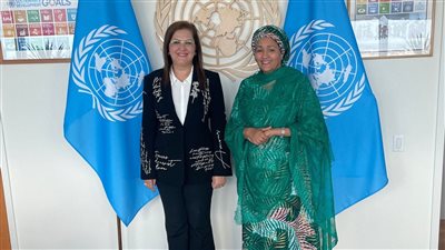 وزيرة التخطيط تبحث سبل التعاون مع نائبة الأمين العام للأمم المتحدة 