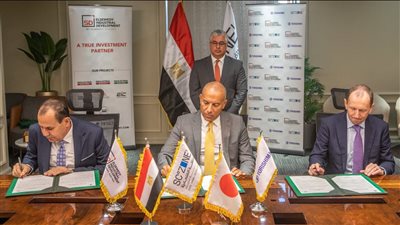باستثمارات 5 مليون دولار..توقيع تخصيص أرض لمركز صيانة مضخات المياه بين السويدي للتنمية الصناعية وتوريشيما اليابانية
