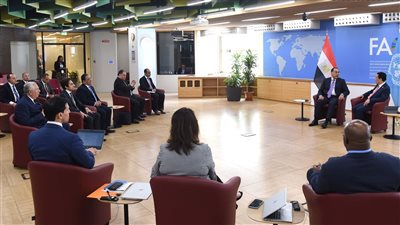 رئيس الوزراء يلتقى المدير العام لمنظمة الأغذية والزراعة (الفاو)