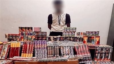 الداخلية: ضبط شخص بحوزته اكثر من مليون قطعة العاب نارية