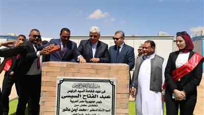 وزير التعليم العالي يفتتح عدة مشروعات تعليمية بجامعة مطروح