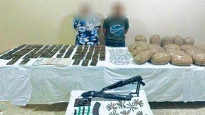 في حملة أمنية.. ضبط شخص وسيدة بحوزتهما كمية من الحشيش بدمياط